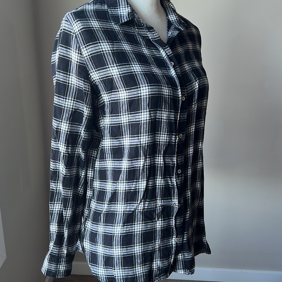 H&M Plaid Button Down Shirt - Picture 5 of 9